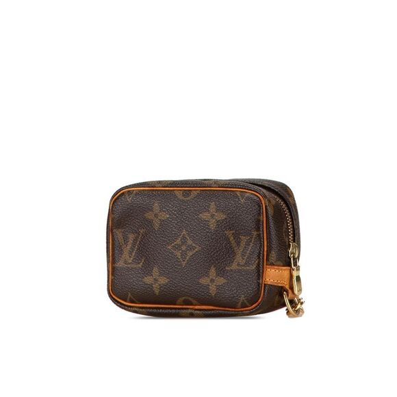 Pre Loved Louis Vuitton Pochette Accessoires Monogram Canvas Pouch Women Brown - Picture 2 of 7